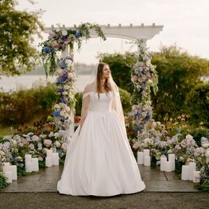 Essence of Australia - D4110 Princess Inspired Off Shoulder Wedding Dress